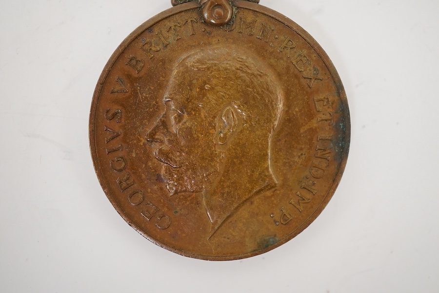 A George V Territorial Force War Medal 1914-19, unnamed. Condition - fair.